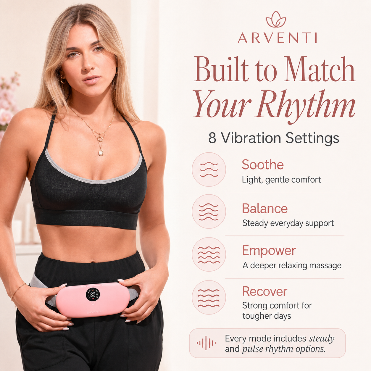 Heat & Massage Menstrual Comfort Belt